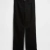 Pantaloni kaki larghi in twill pesante stile anni '90