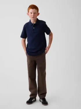 Pantaloni kaki larghi Modern Uniform per bambini