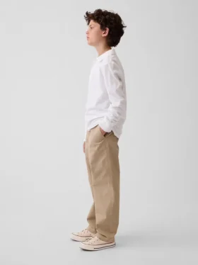 Pantaloni kaki larghi Modern Uniform per bambini