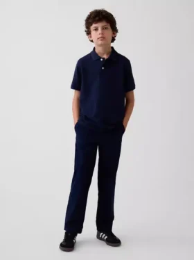 Pantaloni kaki larghi Modern Uniform per bambini