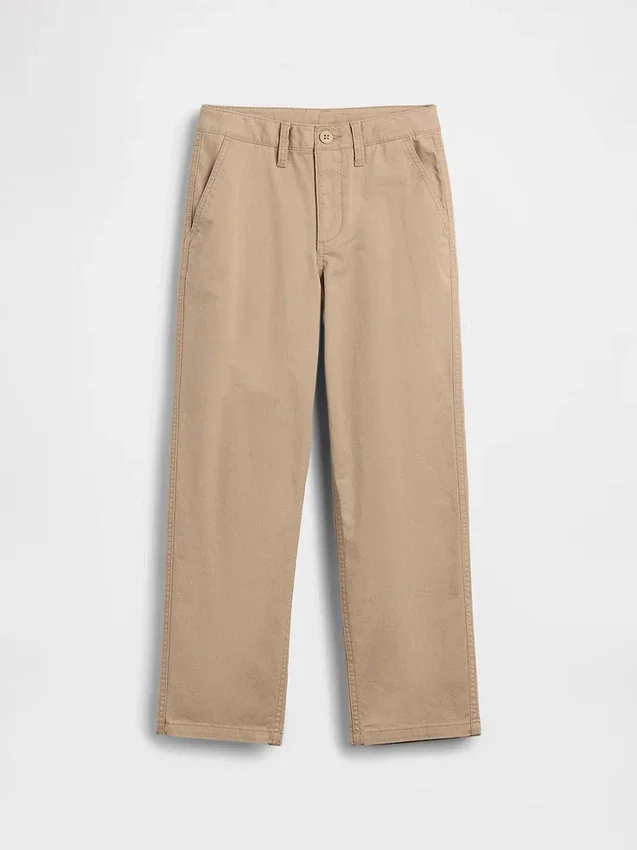 Pantaloni kaki larghi Modern Uniform per bambini