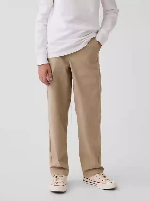 Pantaloni kaki larghi Modern Uniform per bambini