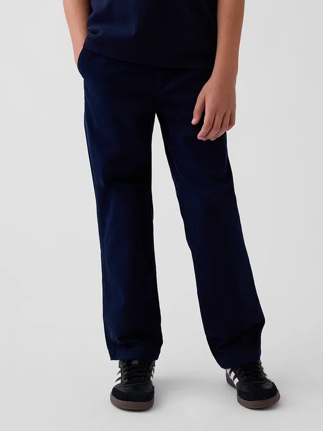 Pantaloni kaki larghi Modern Uniform per bambini
