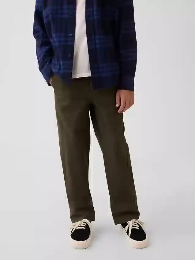 Pantaloni kaki larghi Modern Uniform per bambini