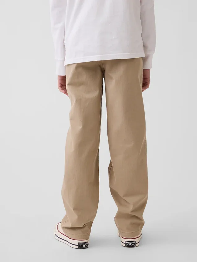 Pantaloni kaki larghi Modern Uniform per bambini