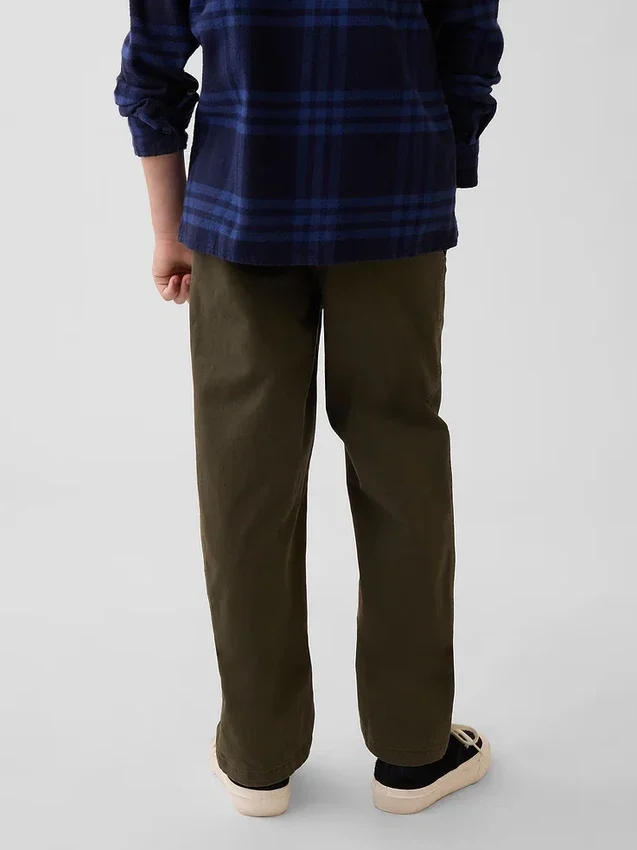 Pantaloni kaki larghi Modern Uniform per bambini