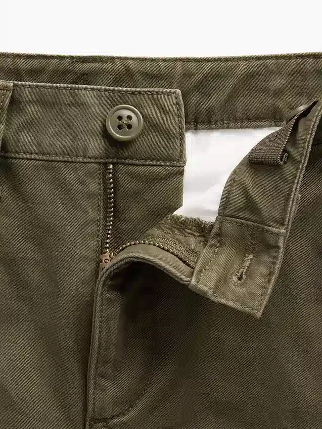 Pantaloni kaki larghi Modern Uniform per bambini