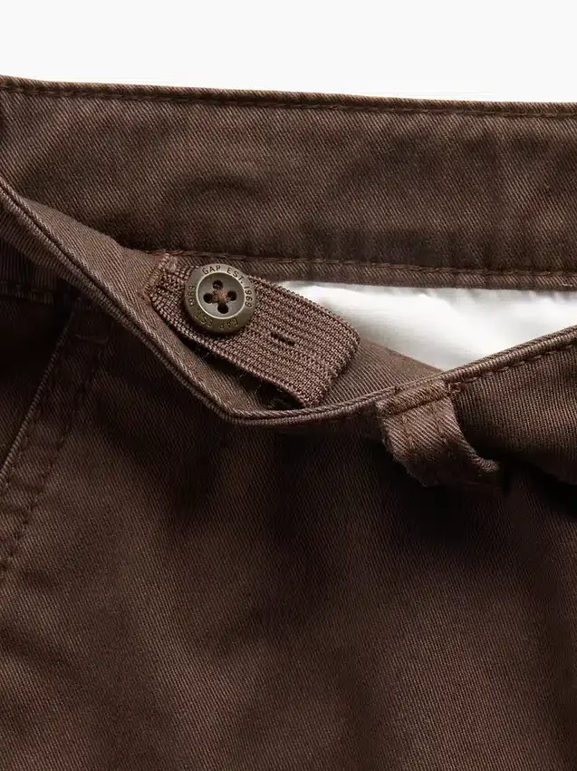 Pantaloni kaki larghi Modern Uniform per bambini