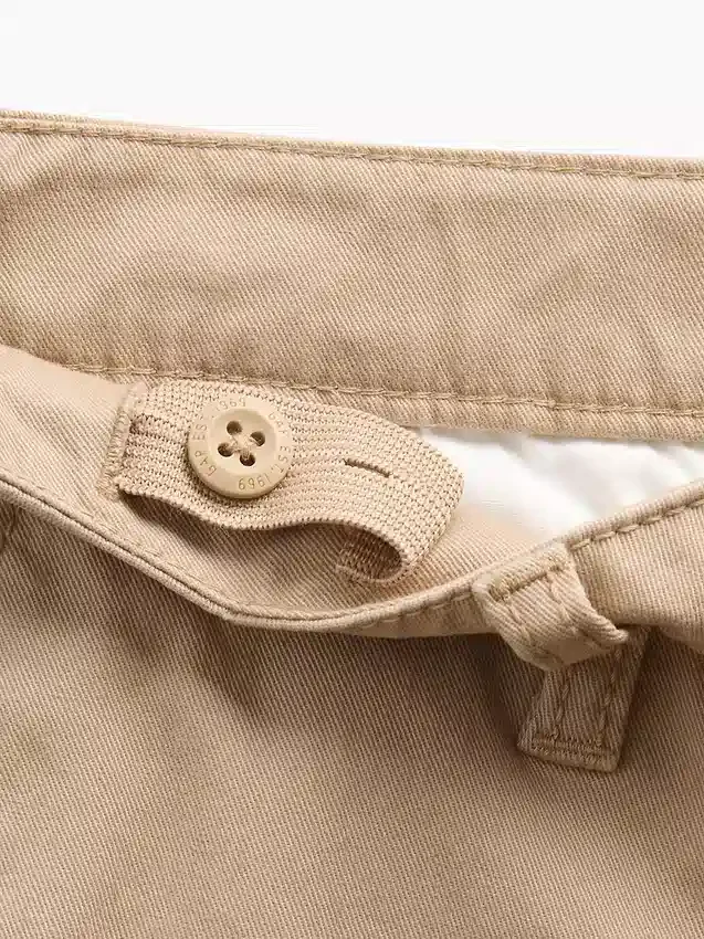 Pantaloni kaki larghi Modern Uniform per bambini
