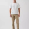Pantaloni kaki moderni a vestibilità dritta