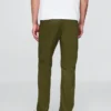 Pantaloni kaki moderni a vestibilità dritta