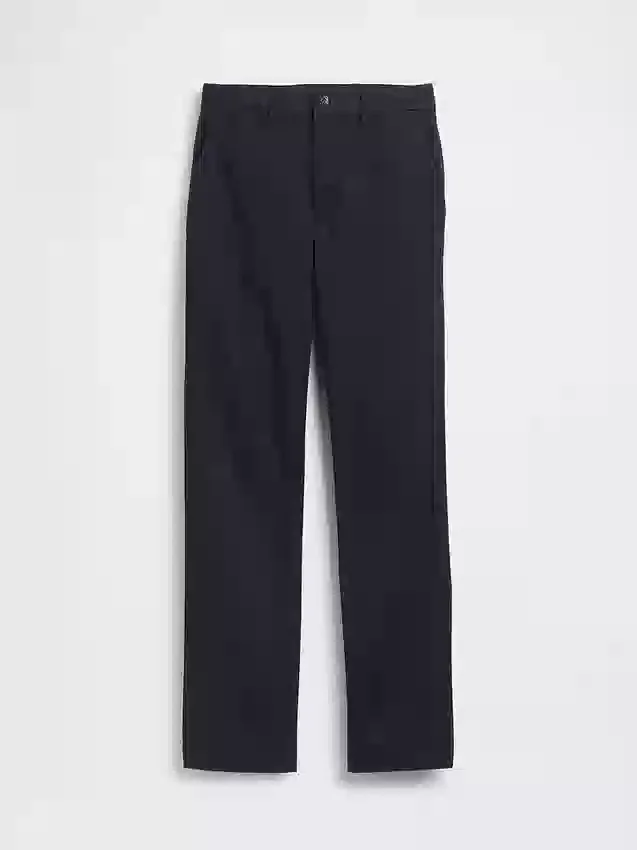 Pantaloni kaki moderni a vestibilità dritta