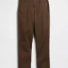 Pantaloni kaki moderni a vestibilità dritta