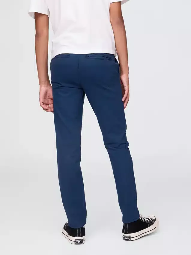 Pantaloni kaki skinny da uniforme per bambini