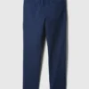 Pantaloni kaki skinny da uniforme per bambini