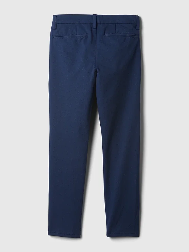 Pantaloni kaki skinny da uniforme per bambini