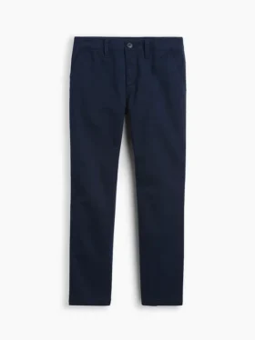 Pantaloni kaki slim da bambino in stile uniforme moderno