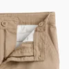 Pantaloni kaki slim da bambino in stile uniforme moderno