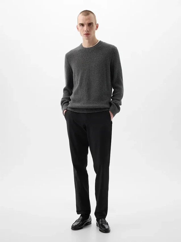 Pantaloni kaki slim ibridi