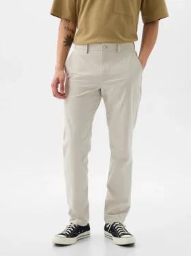Pantaloni kaki slim ibridi