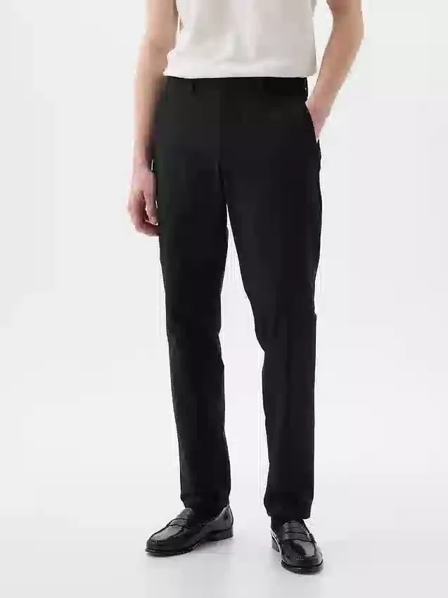 Pantaloni kaki slim ibridi