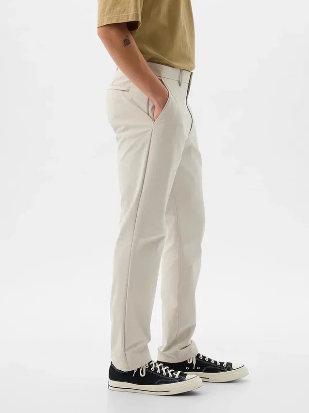Pantaloni kaki slim ibridi