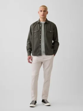 Pantaloni kaki slim moderni