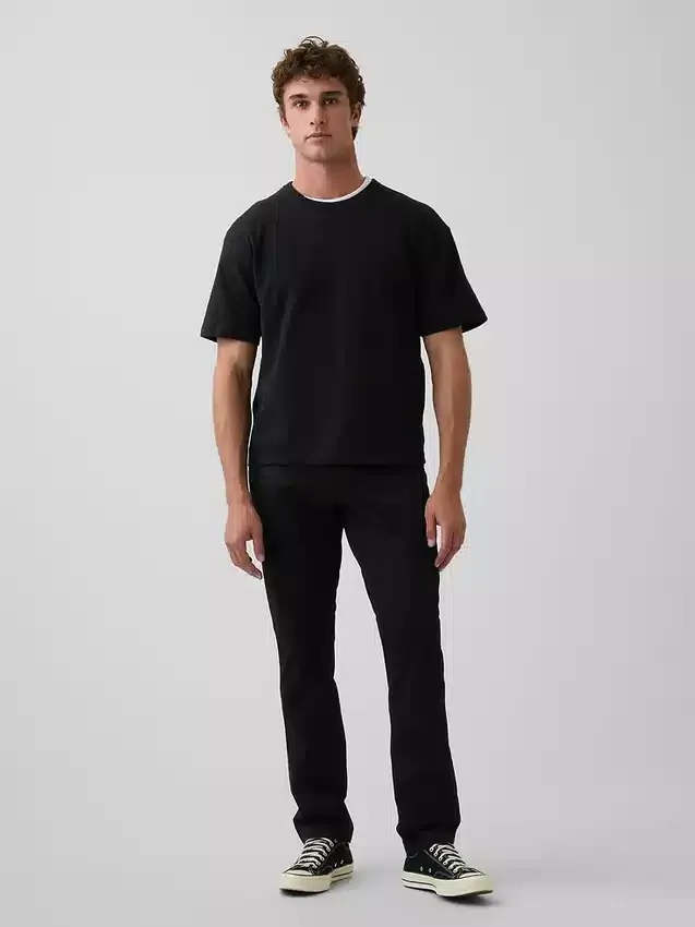 Pantaloni kaki slim moderni