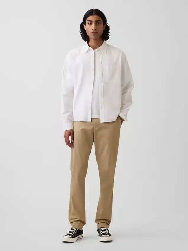 Pantaloni kaki slim moderni