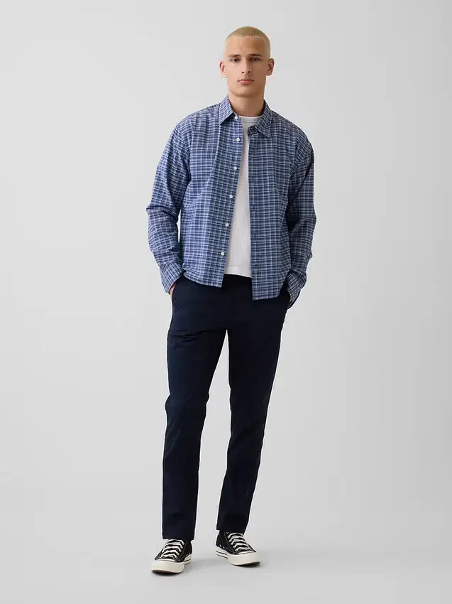 Pantaloni kaki slim moderni