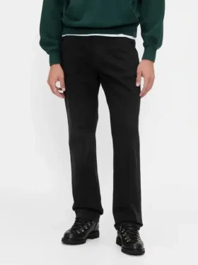 Pantaloni kaki utility dal taglio dritto e morbido