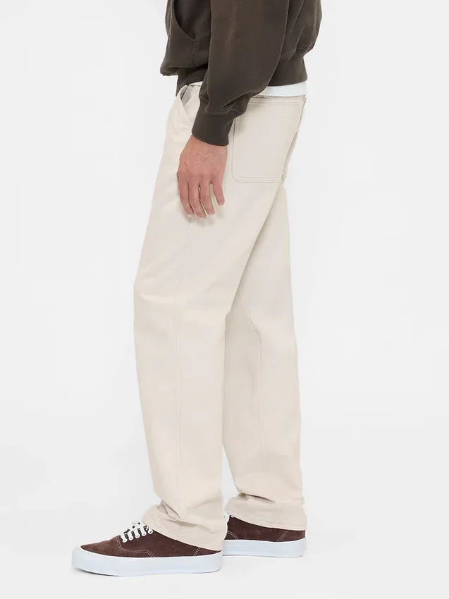 Pantaloni kaki utility dal taglio dritto e morbido