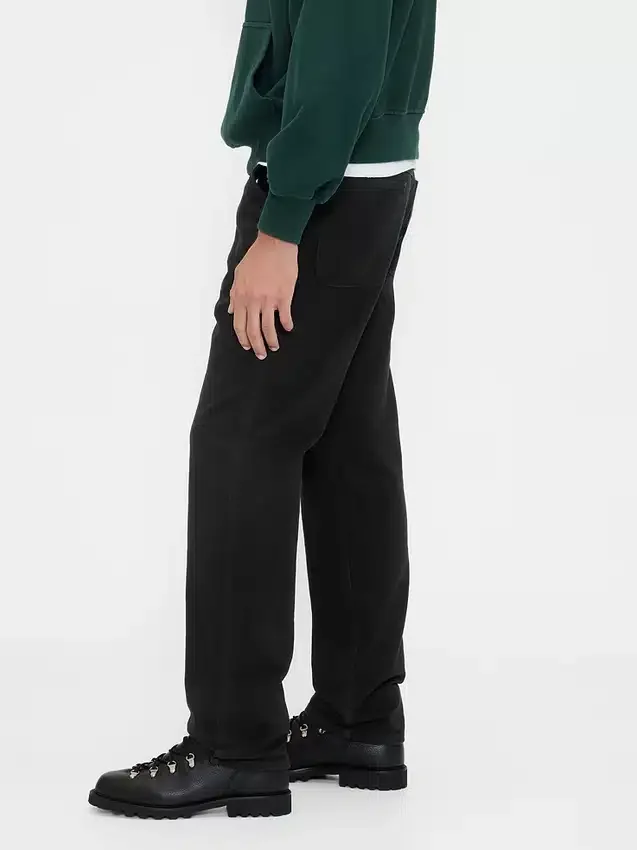 Pantaloni kaki utility dal taglio dritto e morbido