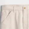 Pantaloni kaki utility dal taglio dritto e morbido