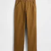 Pantaloni kaki utility dal taglio dritto e morbido