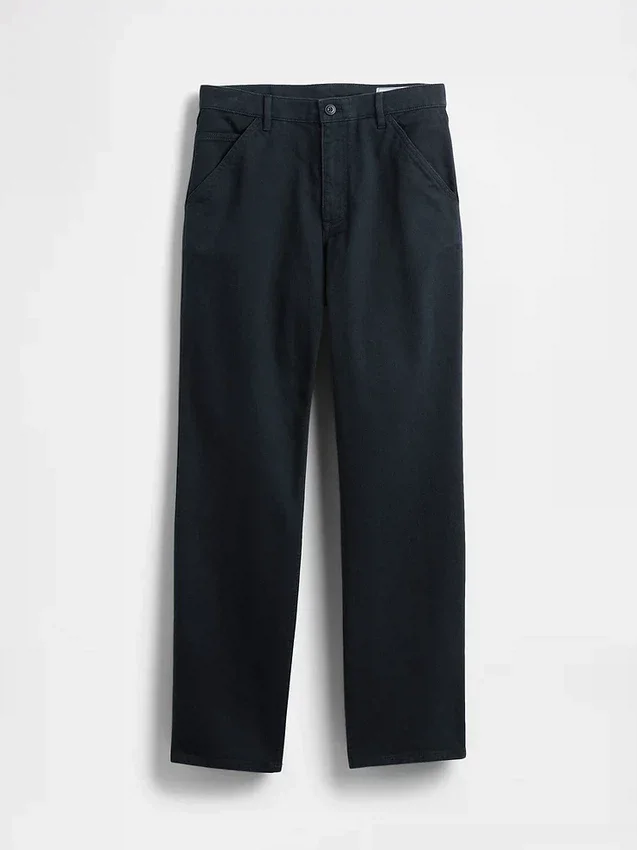 Pantaloni kaki utility dal taglio dritto e morbido