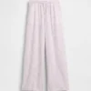Pantaloni larghi comodi in misto lino e cotone per bambini