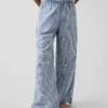 Pantaloni larghi comodi in misto lino e cotone per bambini