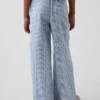 Pantaloni larghi comodi in misto lino e cotone per bambini