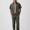 Pantaloni larghi in popeline stile anni '90