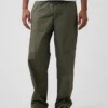Pantaloni larghi in popeline stile anni '90