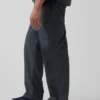 Pantaloni larghi in popeline stile anni '90