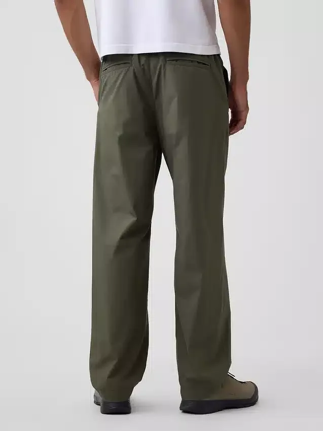 Pantaloni larghi in popeline stile anni '90