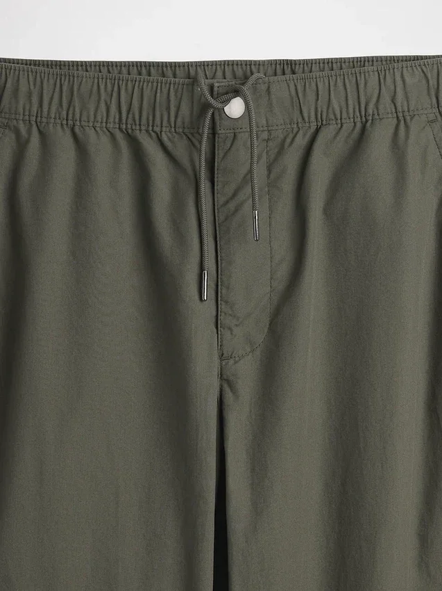 Pantaloni larghi in popeline stile anni '90