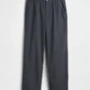 Pantaloni larghi in popeline stile anni '90