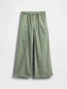 Pantaloni larghi in twill per bambini