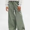 Pantaloni larghi in twill per bambini