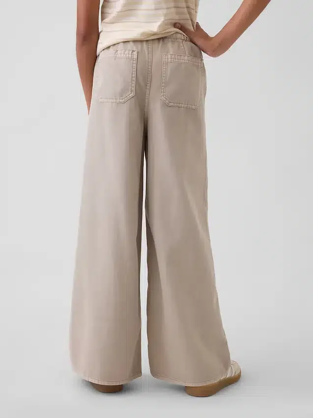 Pantaloni larghi in twill per bambini