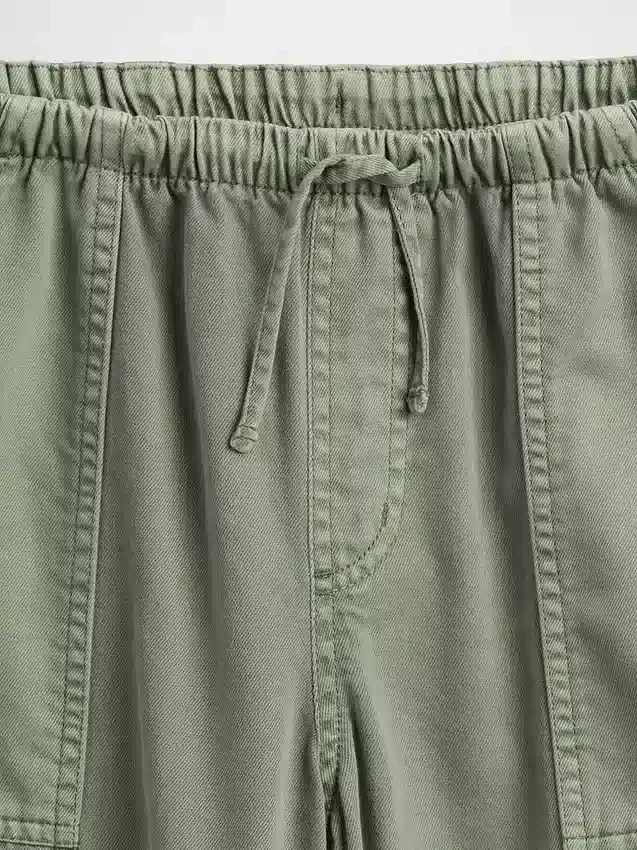 Pantaloni larghi in twill per bambini