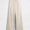Pantaloni larghi in velluto a coste a vita media